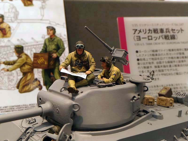 European Theater model kit cap Tamiya 35347 1/35 US Tank Crew Set
