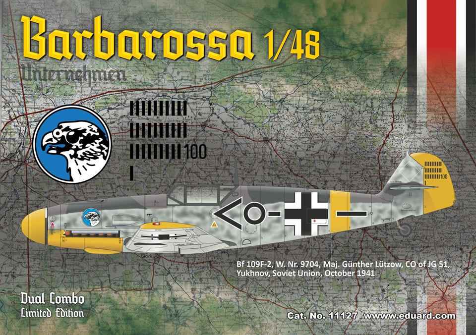 Eduard 1/48 Messerschmitt Bf-109E & Bf-109F-2 Barbarossa Dual Combo Limited Edit