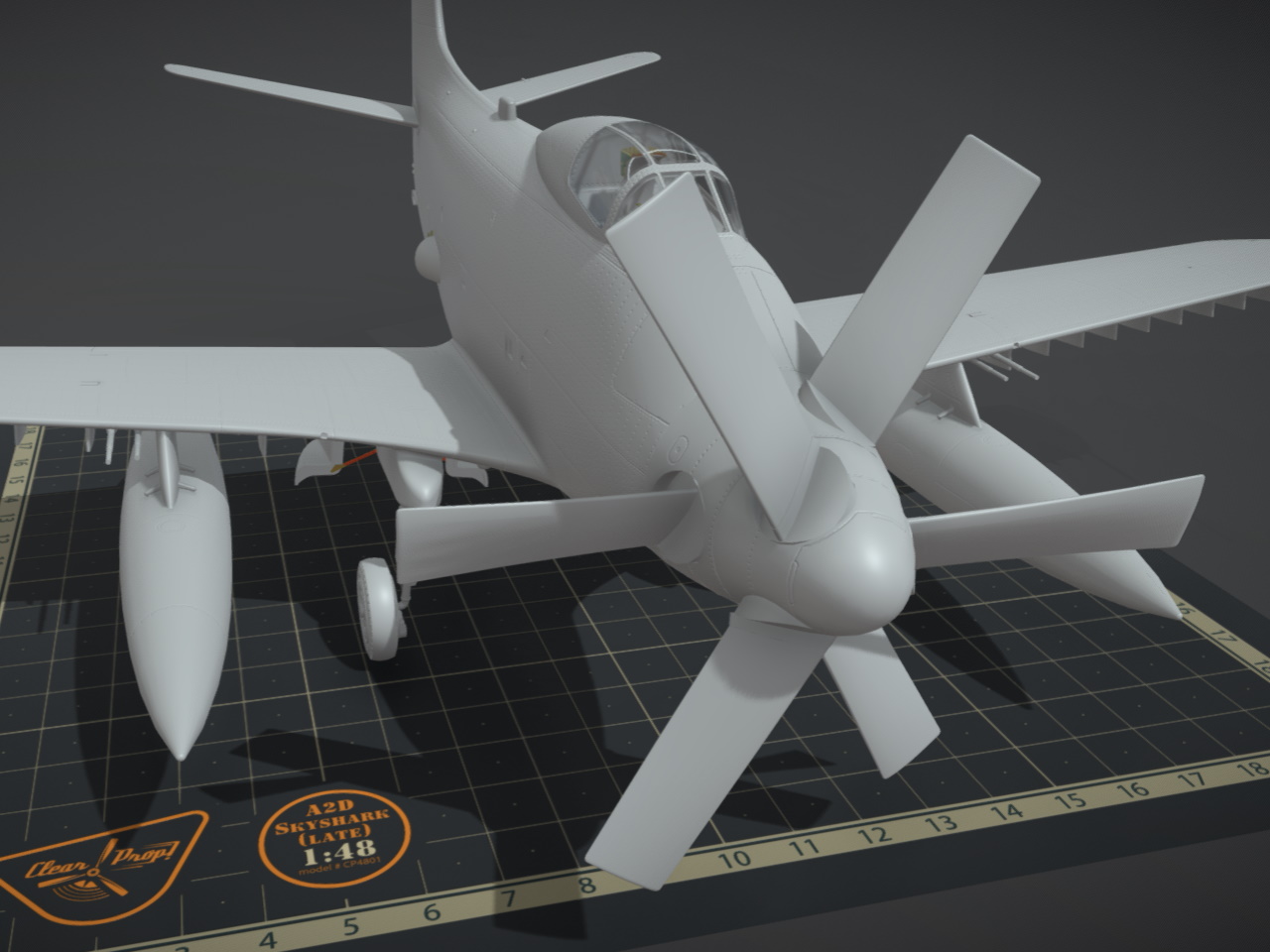 AeroScale :: News Clearprop: Skyshark 3D Interactive Model