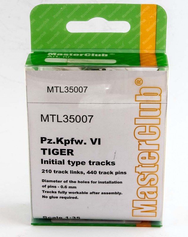 Initial Type Metal Tracks for Pz.Kpfw.VI Tiger 1:35 MasterClub MTL35007 