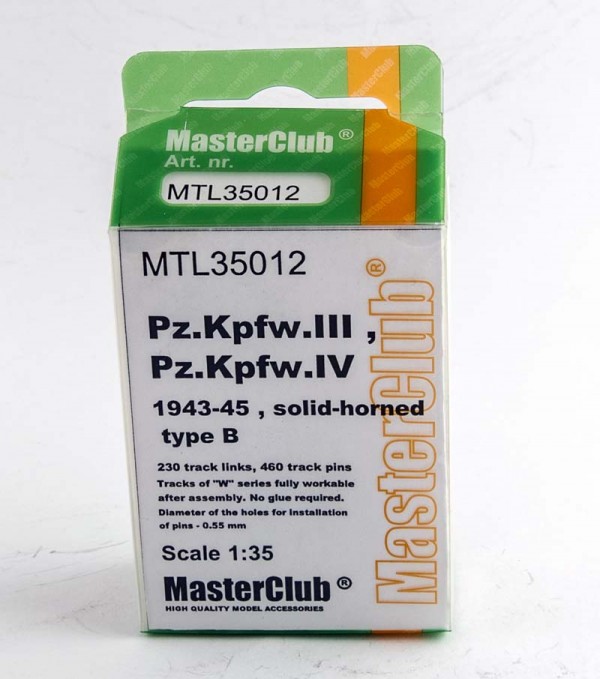 Armorama :: Masterclub 1:35 Panzer IV/III solid horn track Review