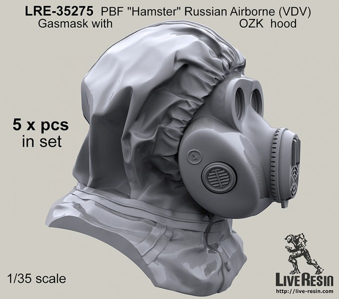 Armorama Live Resin 1:35 PBF Hamster Gasmask w OZK Hood Review