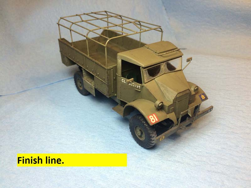 CANADIAN BUILT BRITISH ARMY TRUCK CHEVROLET C30A GENERAL SERVICE #54  1/72 IBG 