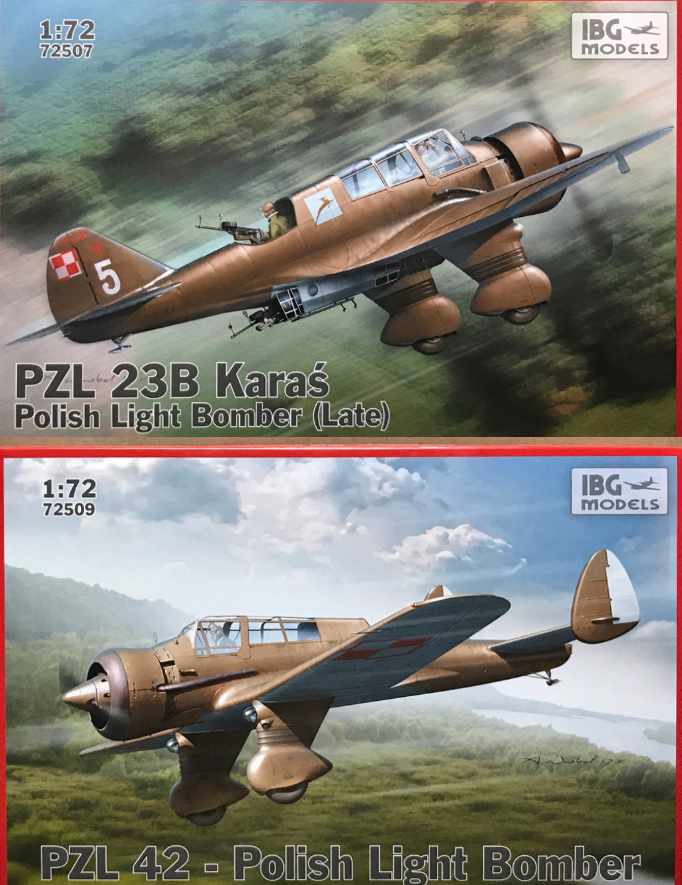 Late production Polish Light Bomber IBG 72507 PZL.23B Karaś