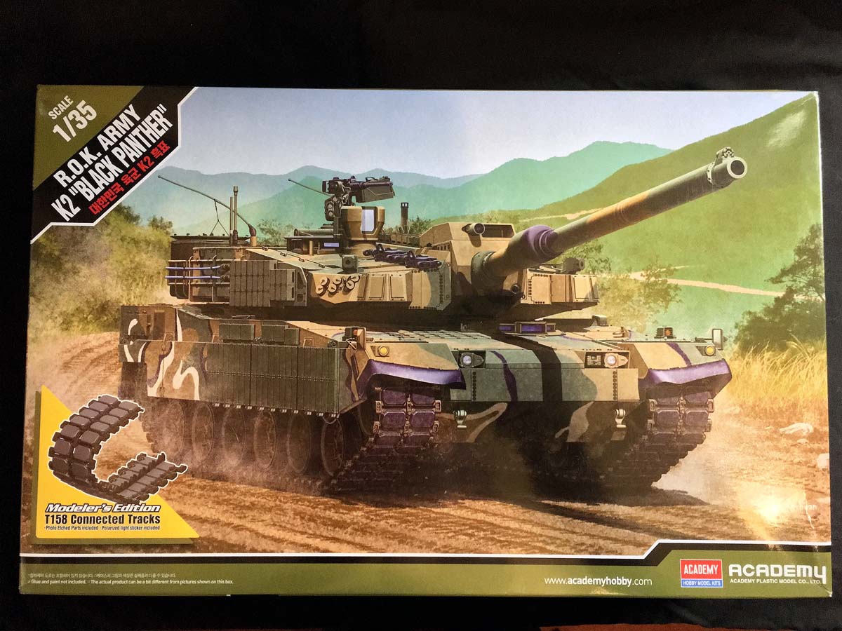 Academy 13511 1/35 K2 Black Panther ROK Army Kit First Look