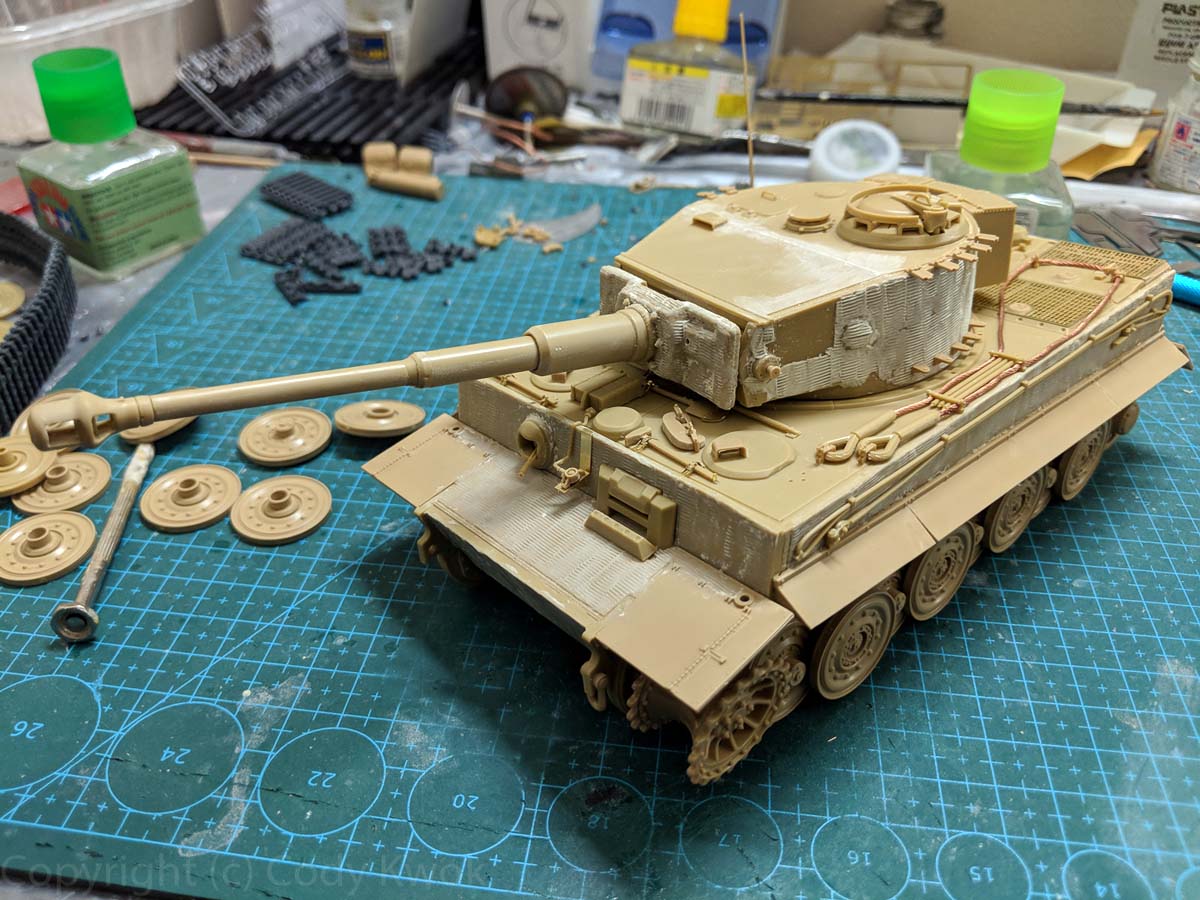 Rye Field Models 5015 1 35 Tiger I Late Production Tank Plastic Model Kit for sale online