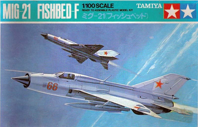 #61602 Mikoyan Mig-21PF Fishbed 1/100 Cold War Fighter TAMIYA USSR 