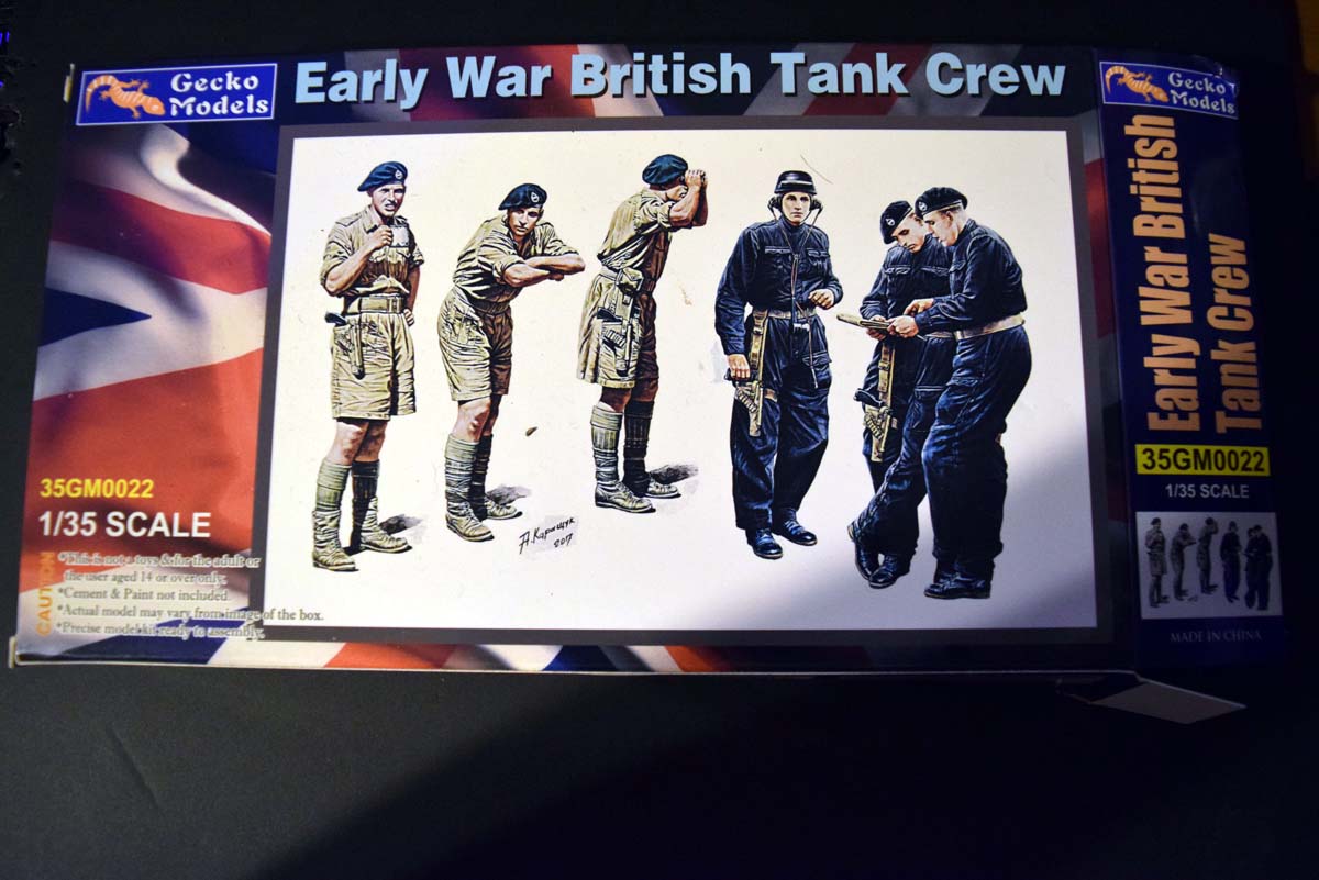Gecko Models 35GM0022 1/35 Early War British Tank Crew 2019 new 