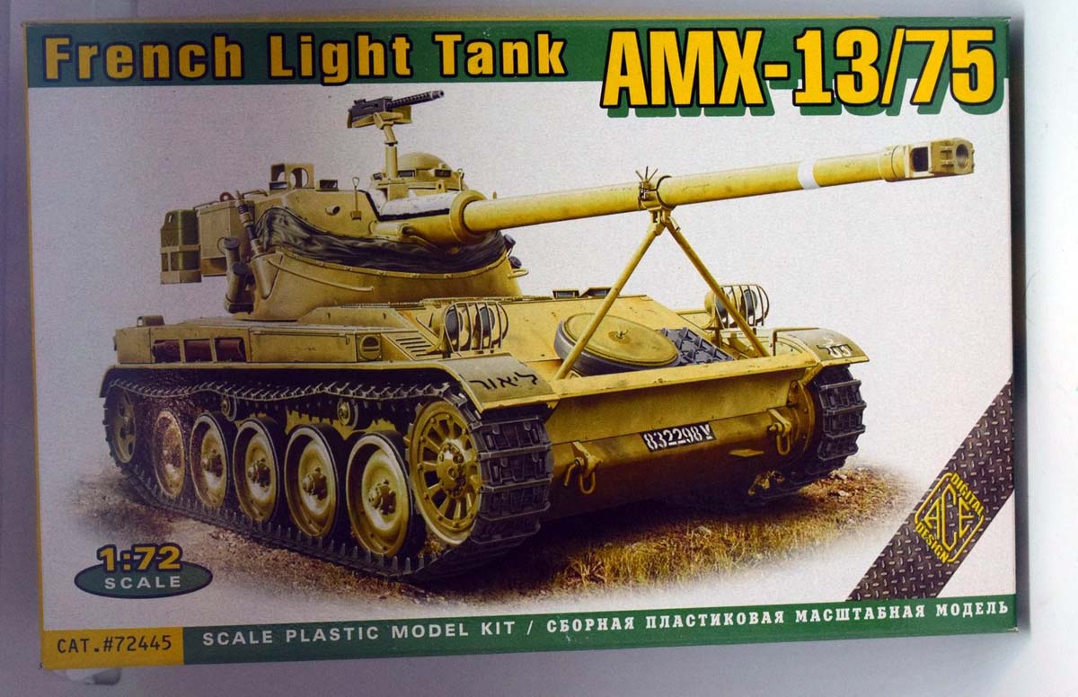 ACE 72445 AMX-13/75 French light tank 1/72 Scale Plastic model Kit