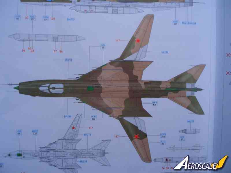 Eduard 1/48 Sukhoi Su-22M4 etch for Kopro # 48173 
