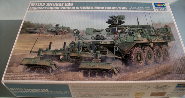 Trumpeter 01574 01575 1/35 M1132 Stryker ESV with LWMR SOB with SMP AMP Model