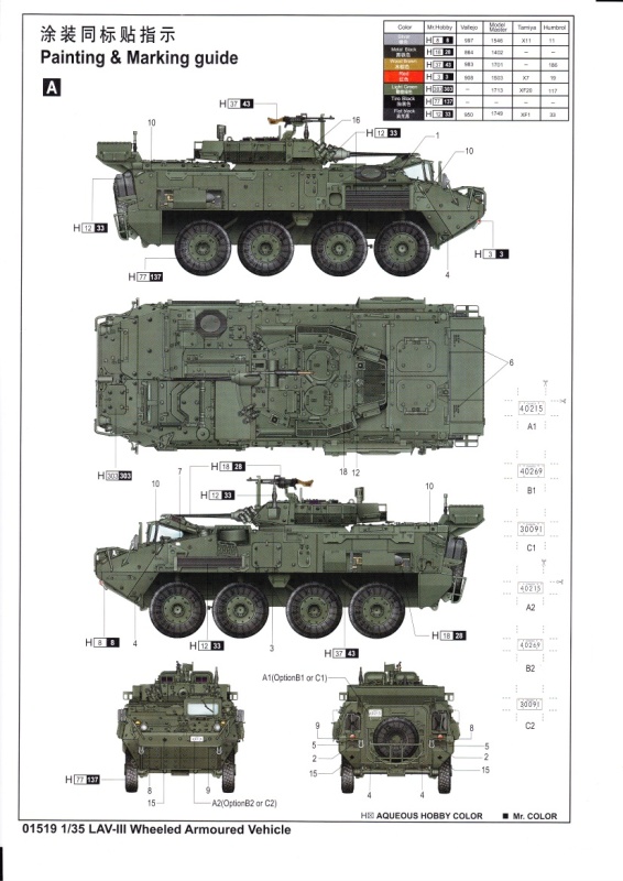 Details about   ET Model 1/35 Canadian LAV III Armoured Vehicle Detail Set for Trumpeter 01519 