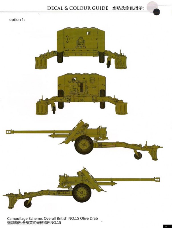 BRONCO 1/35 35024 British canon anti-chars 17 pdr mk.i