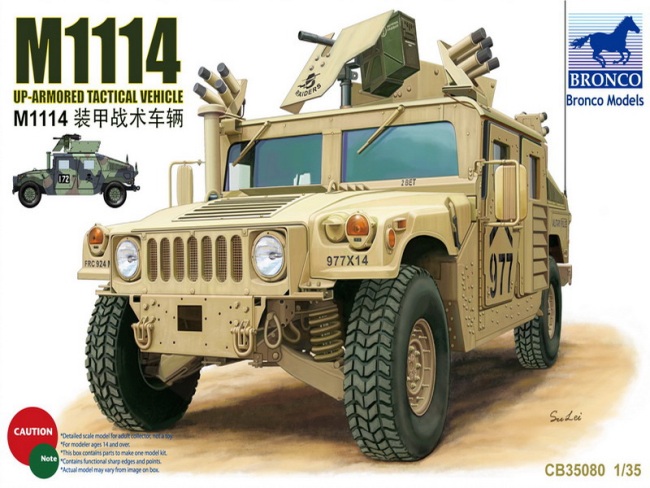 Armorama :: Bronco Models 1:35 M1114 HMMWV Review