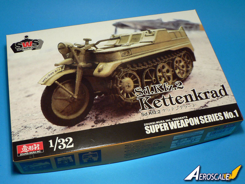 The Modelling News: Build Review: Tamiya's 1/35th scale German Sd.Kfz.2  Kettenkrad Mid Production kit.