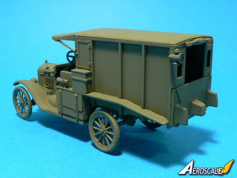 1/48 Model Kit ,RPM 48002 Ford T WW1 Ambulance M1917 En Français,Vernis Armée 