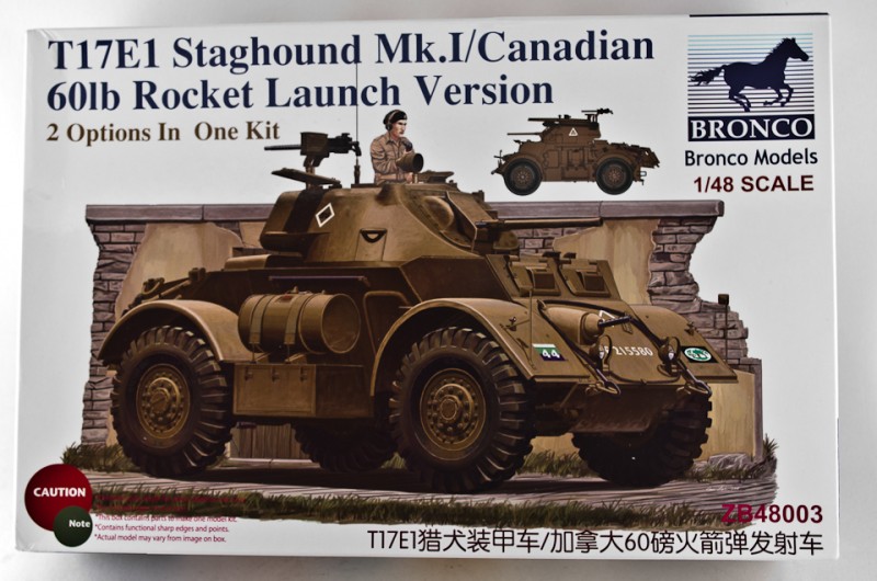w.12 Fee Late Produktion Bronco Models CB35115 T17E1 STAGHOUND MK.I Armored Car
