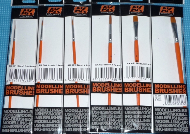 Armorama :: AK Interactive Paint Brushes Review