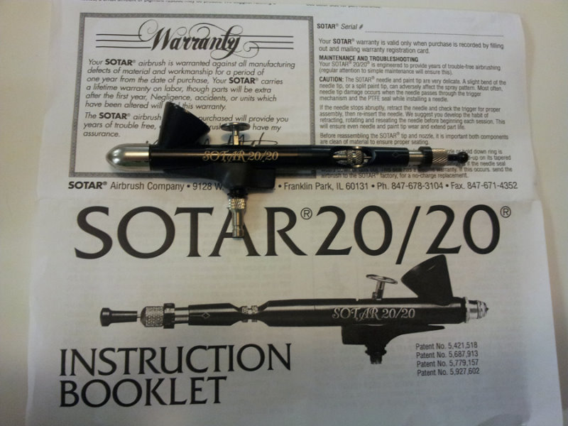 Badger: Patriot 105 & Sotar 20/20 Airbrushes with Hose, Accessories &  Supplies