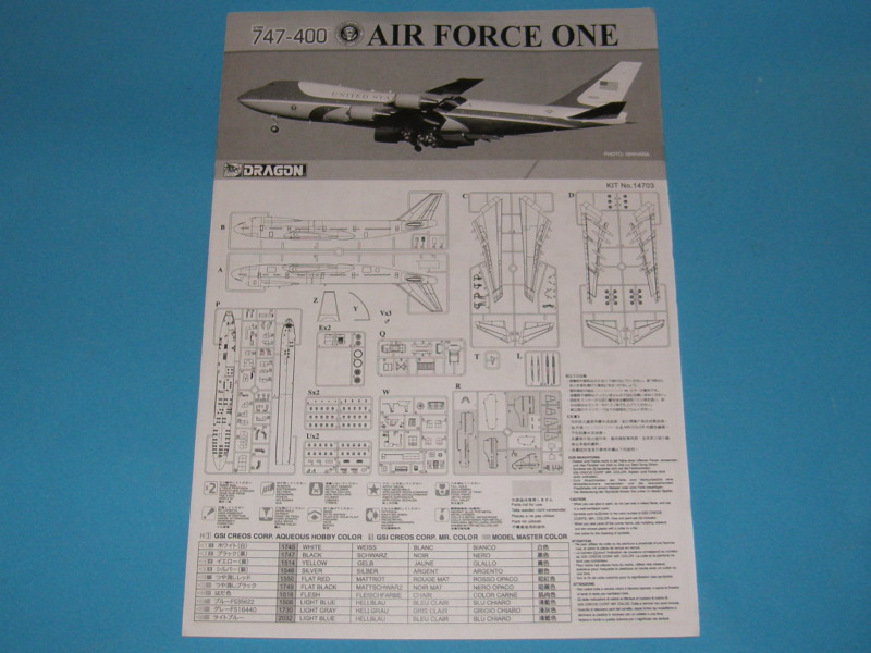747-200B Details about   Dragon DRP47010   1/144 Air Force One Boeing VC-25A 