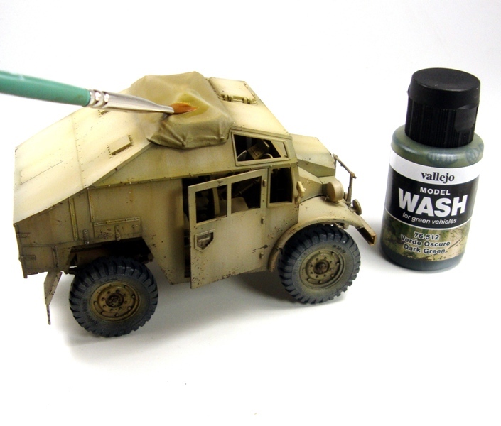Review: Vallejo Model Wash – European dust 76.523, oiled earth