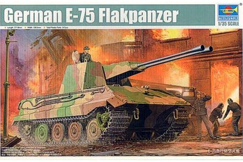 Trumpeter 1/72 07126 German E-75 Flakpanzer 