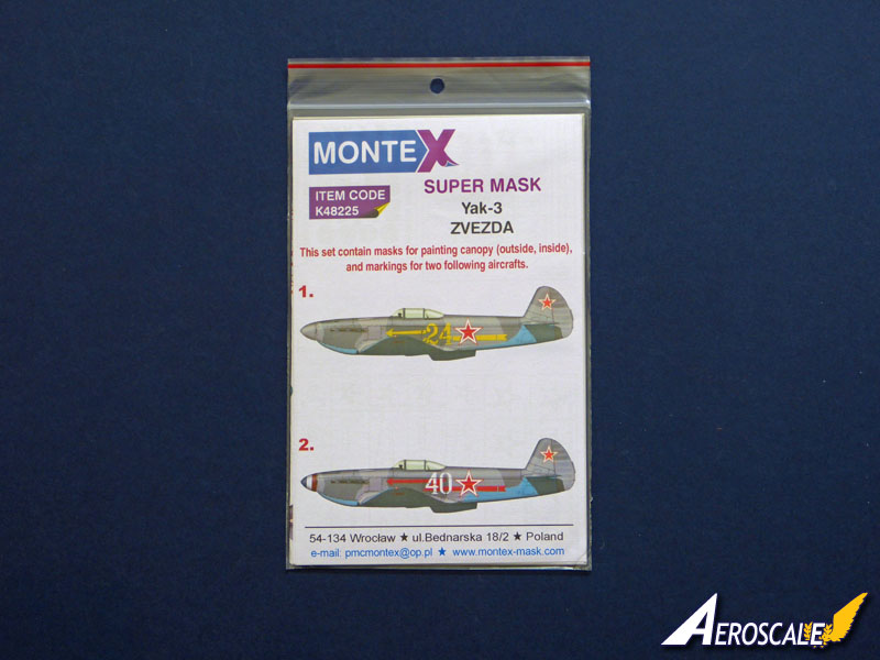 Montex Super Mask 1:48 Mig-3 Late for Trumpeter Spraying Stencil #K48354 